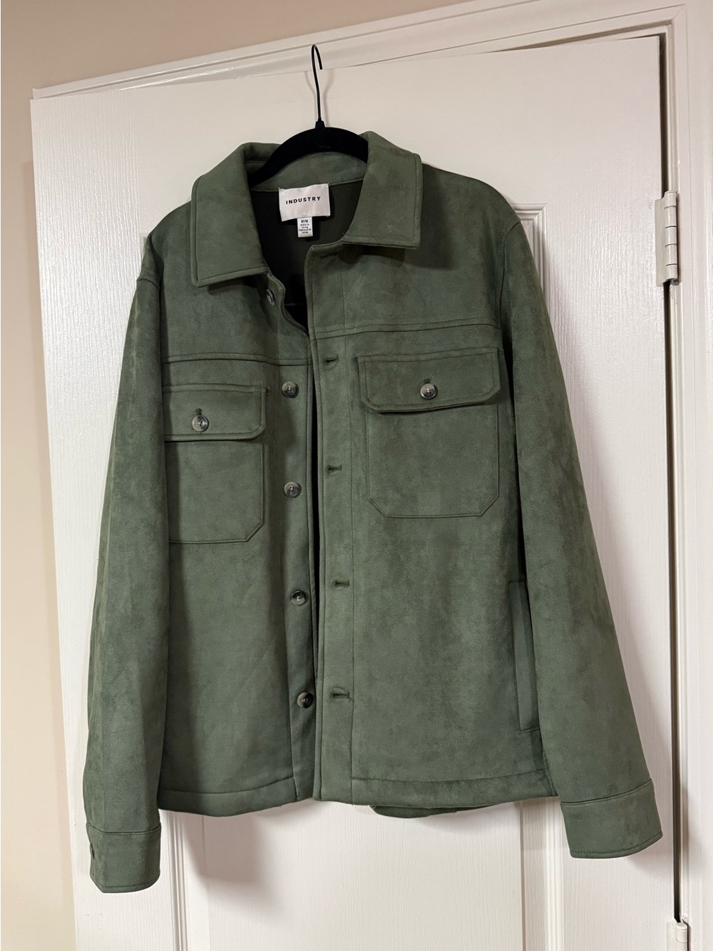 INDUSTRY Olive Faux Leather Jacket - Picture 2 of 8